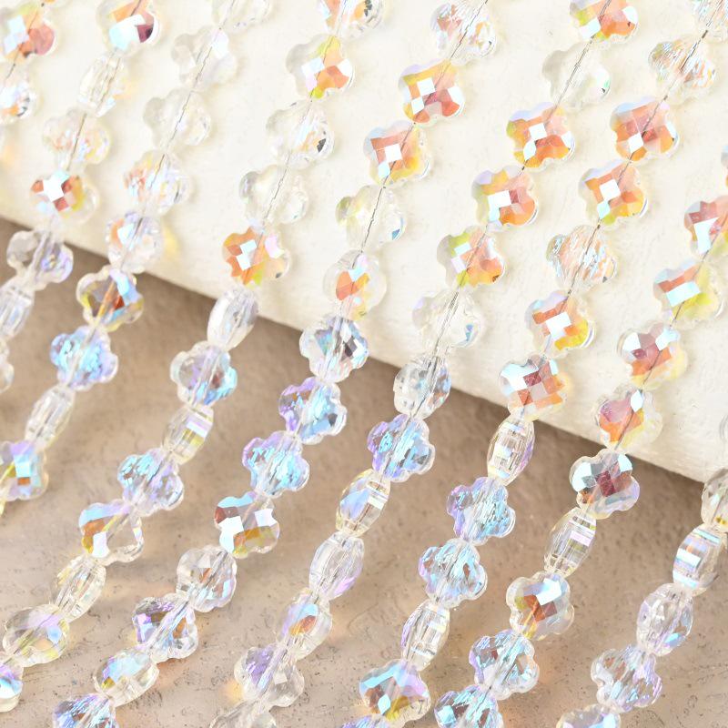 Гальванизированный четырехлистный клевер шерпа бисерные аксессуары для изготовления ожерелий своими руками