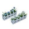 Lifelike Artificial Miniature Potted Plants Decor Garden Doll Plants Fake Daisy  DIY Craft