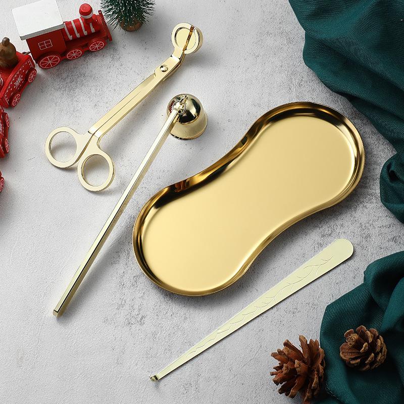 Набор инструментов для ароматерапевтических свечей из нержавеющей стали: Маленький тушитель и ножницы