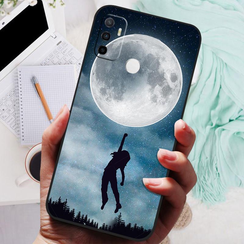 Чехол для OPPO A32 A53 A53S 2020, Чехол для телефона OPPO A15 A15S A35, Силиконовый мягкий задний чехол со львом и волком, Защитный чехол A53 2022