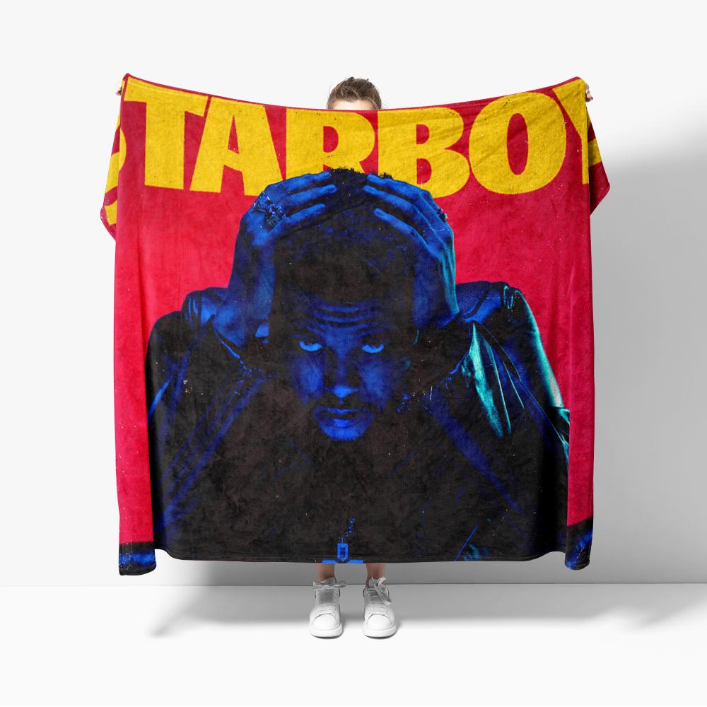 Поторопись завтра! Фланелевое одеяло для дивана, украшения улицы, The Weeknd, SINGER, плед, супермягкое одеяло для спальни.
