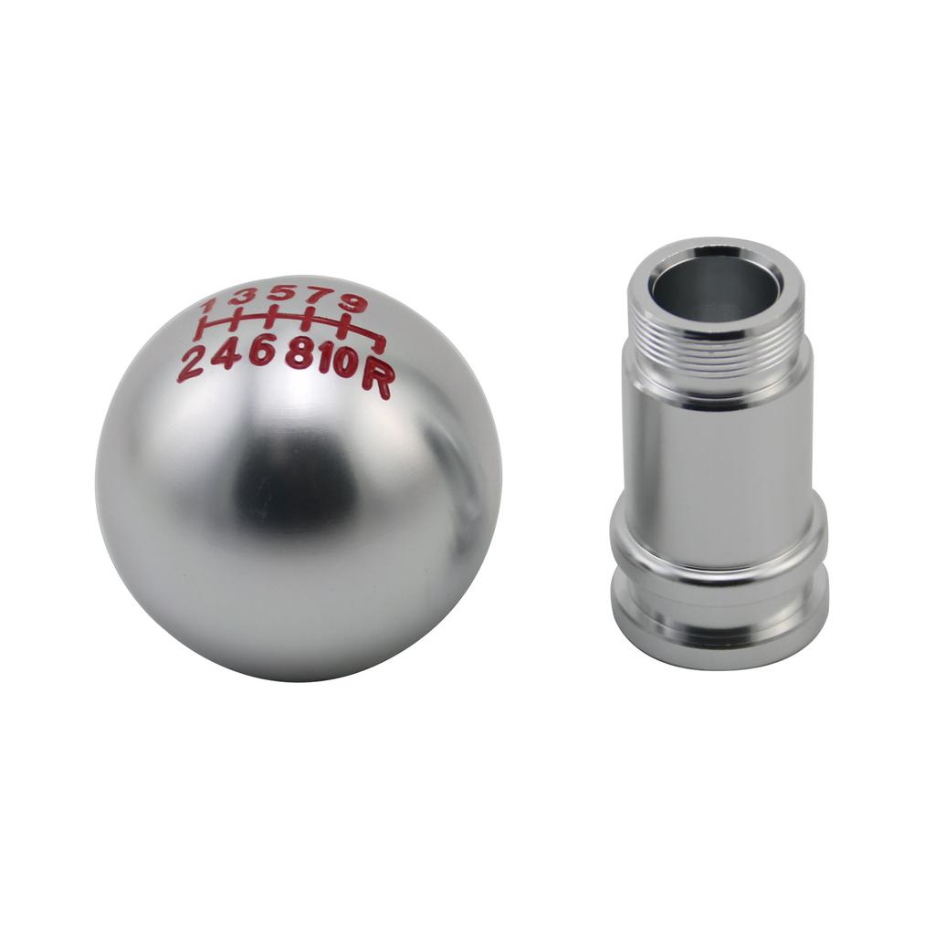Shifter Knob, Aluminum Alloy Weighted Shifter Knobs Metal Gear Lever Stick Handle Fit Most Manual Vehicle