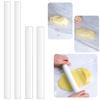 2Pcs Rolling Pin Guide Reusable Food Grade Heat Resistant Acrylic Measuring Dough Balance Thickness Ruler Home Supply