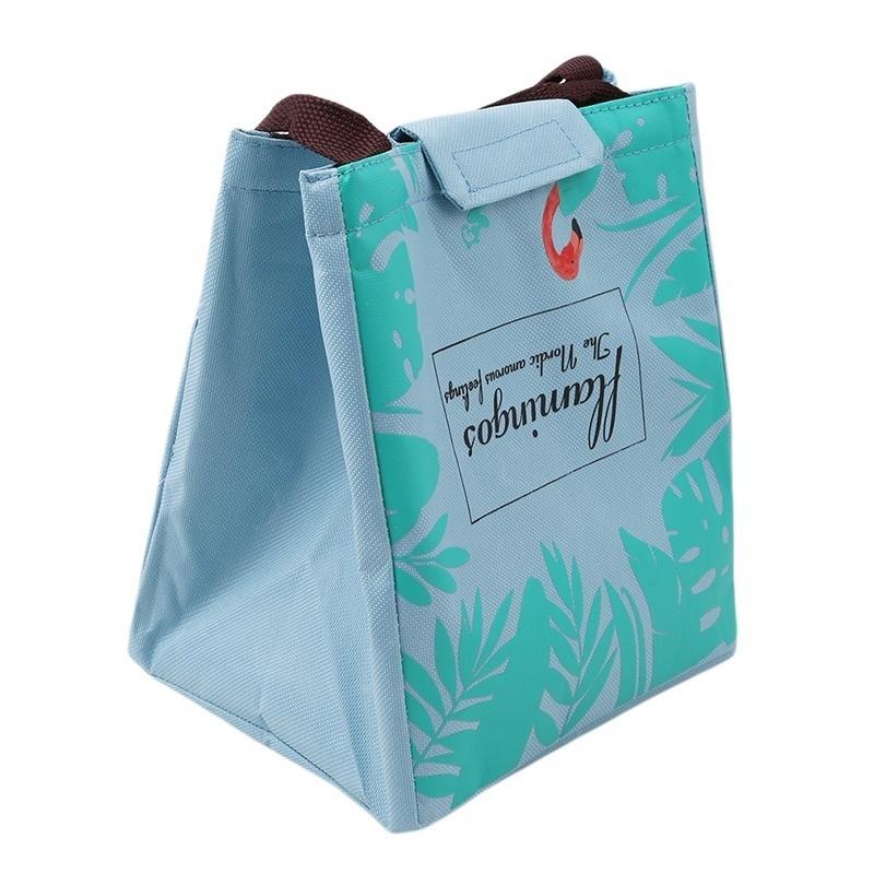 Leisure Cute Animal Flamingo Lunch Bag Girl Portable Insulated Cooler Bags Thermal Food Picnic Bags