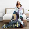 Off Campus The Legacy Knitted Blankets  Wool Throw Blanket Home Couch Portable Ultra-Soft Warm Bedspreads,