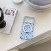 Ретро в горошек подходит для чехла на мобильный телефон Apple 17pm iPhone16 магнитный кронштейн 15 персонализированный простой держатель 17 жесткий