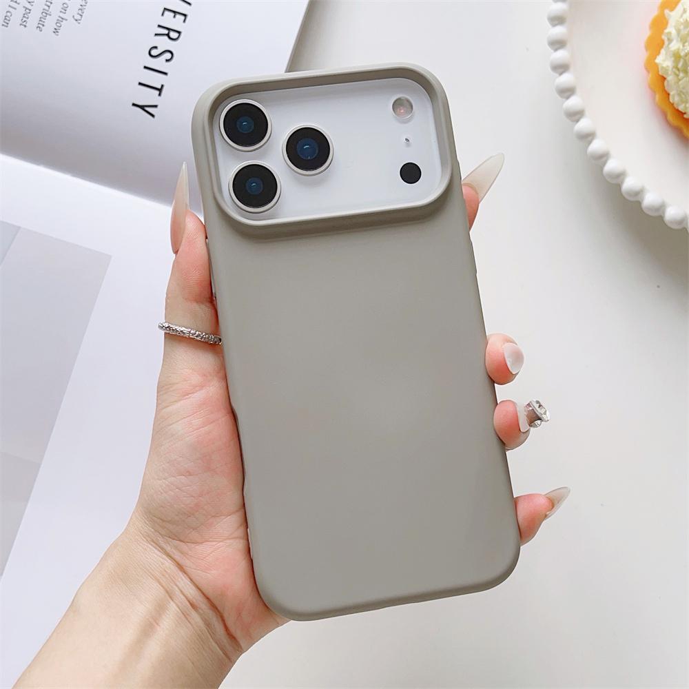 Матовый Чехол Конфетного Цвета для iPhone 17 Air 16 16E 15 Pro Max Жидкий Силикон Ударопрочный Защитный Ощущение Кожи Прочный Чехол