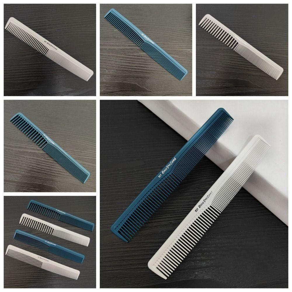 Белые прямые щетки для волос, пластиковая расческа для стрижки волос, профессиональные парикмахерские расчески, парикмахерская