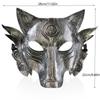 Пластиковая маска волка, маскарадный костюм волка, забавная маска на Хэллоуин, принадлежности для вечеринок