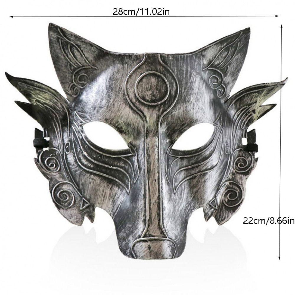 Пластиковая маска волка, маскарадный костюм волка, забавная маска на Хэллоуин, принадлежности для вечеринок