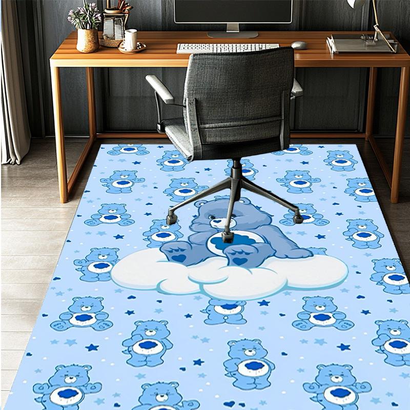 Care Bears Pattern Rug, Indoor/Outdoor Mat, for Picnic, Gameroom, Bedroom, Office, Living Room, Home Decor Carpet, Birthday Gift