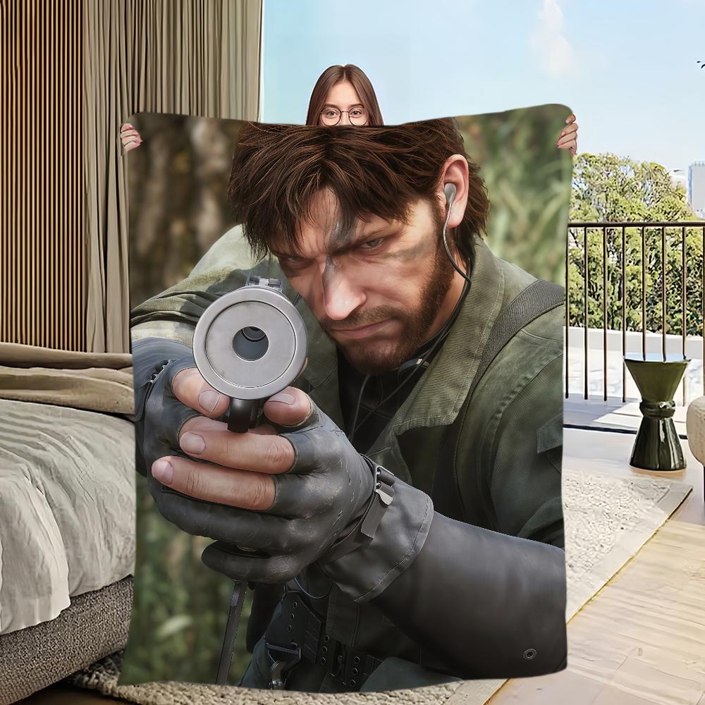 M-Металл G-Снаряжение S-Твердый Delta Snake Eater Фланелевый теплый комфорт мягкий плюшевый плед Для пикника Кровати Диваны Дома И Спальни