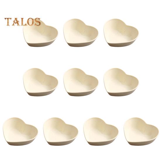 10 шт., блюдо для соуса, пищевая контактная форма, экологически чистая модная портативная форма листа, блюдо для соуса, посуда, инструмент для ресторана