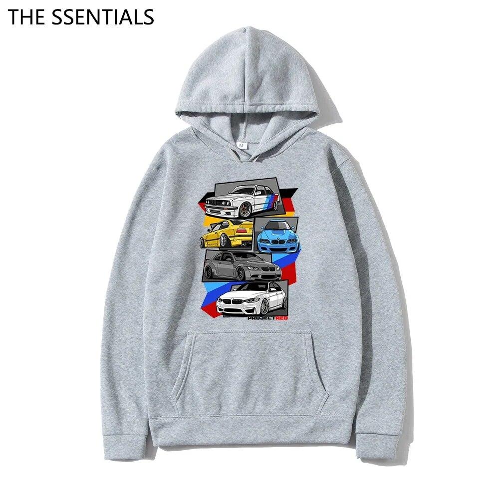 Классические толстовки с капюшоном E30 E46 E92 F80 M3 E36, модная толстовка с буквенным принтом D, пуловер унисекс, пуловер в стиле хип-хоп, толстовка с худи с принтом автомобиля
