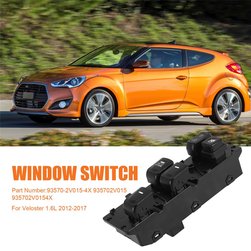 Главный переключатель стеклоподъемника левой двери автомобиля для Hyundai Veloster 1.6L 2012-2017 93570-2V015-4X