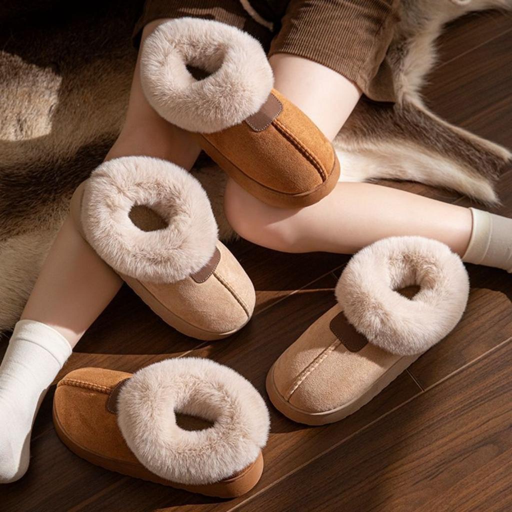 Хлопковая обувь, Женская осенне-зимняя хлопковая обувь, Высокие теплые хлопковые ботинки, Плюшевая хлопковая обувь, Хлопковая обувь для пар, Уличная хлопковая обувь