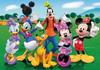 Фон для семейной фотографии с Микки Маусом из мультфильма Disney, Баннер для вечеринки в честь Дня Рождения, Украшение для Baby Shower, Реквизит для фотографии