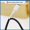 Xiaomi Монохромный кабель для защиты данных Spring Flat Fruit Android Headphone Cable Protection Rope