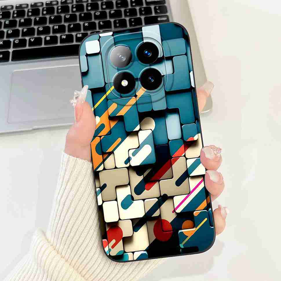 For Xiaomi Redmi Note 14 Pro+ 5G Case Cherry Print Cute Butterfly Soft Silicone Cover For Redmi Note 14Pro Plus 5G 6.67" Bumper