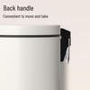 OUNZ 8L Household Silent Slow-Close Pedal Trash Can