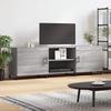 VidaXL TV Cabinet Sonoma Grey 150x30x50 Cm Engineered Wood 829122