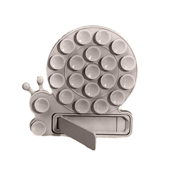 Держатель для мобильного телефона в форме улитки, присоска, подставка для телефона, силиконовая складная силиконовая подставка для вождения, фитнеса, приготовления пищи, душа