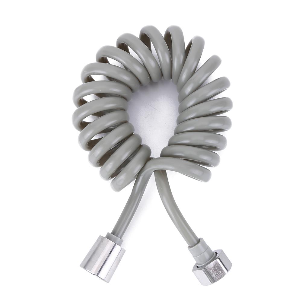2/3/4 Meters Spring Shower Hose Flexible Connect Pipe Plastic Soft Hose Tube Anti-wrap for Bathroom Water Toilet Bidet Sprayer