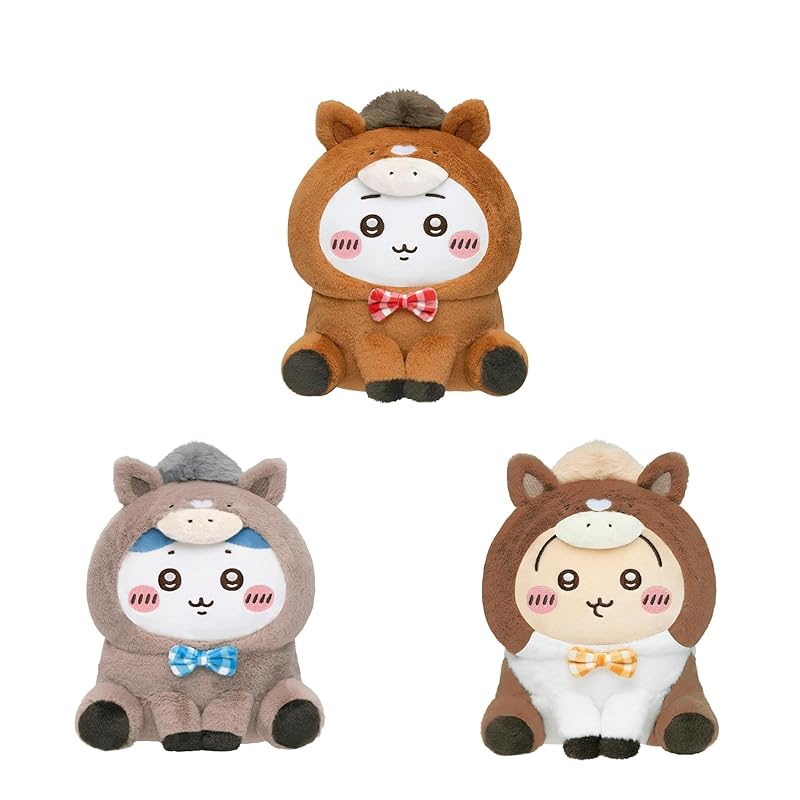 Счастливый мешок Chiikawa 2026 (Год Лошади) Плюшевая игрушка Зодиак S (Хачиваре)