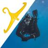 MultiPurpose AntiSlip Wetsuit Hanger with Din Thread AntiSlip BCD Regulator Hanger Scuba Diving Wetsuit Drysuit Hanger