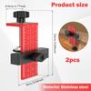 Cabinet Door Installation Tool Aluminium Alloy Cabinet Door Mounting Jig Precise Cabinet Door Installation Positioner Adjustable