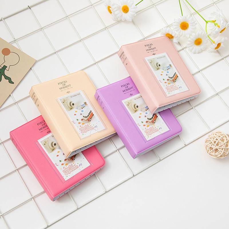 Альбом с 64 карманами для фотоальбома Polaroid, мини-футляр для мгновенного хранения фотографий, чехол для хранения фотографий Fujifilm Instax, мини-альбом WBL