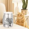 Aluminum Zinc Zinc Alloy Pet Ashes Container Waterproof Keepsake Burial Jar For Pets Ashes