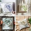 ПЭТ полые трафареты для рисования, для DIY скрапбукинга, фотоальбома, рыбы, 300x300 мм