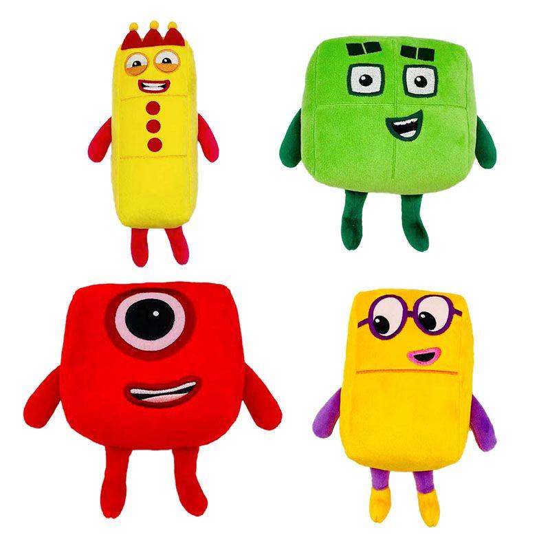 Плюшевая кукла Numberblocks Мягкая и милая мягкая игрушка для детей Обучающая и веселая