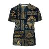Summer Ancient Egypt 3D Print T-Shirts Streetwear Men Fashion Harajuku Casual Oversized O-Neck T-shirts