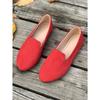 Large Size Single Shoes Women's Summer Flat One-pedal Doudou Shoes