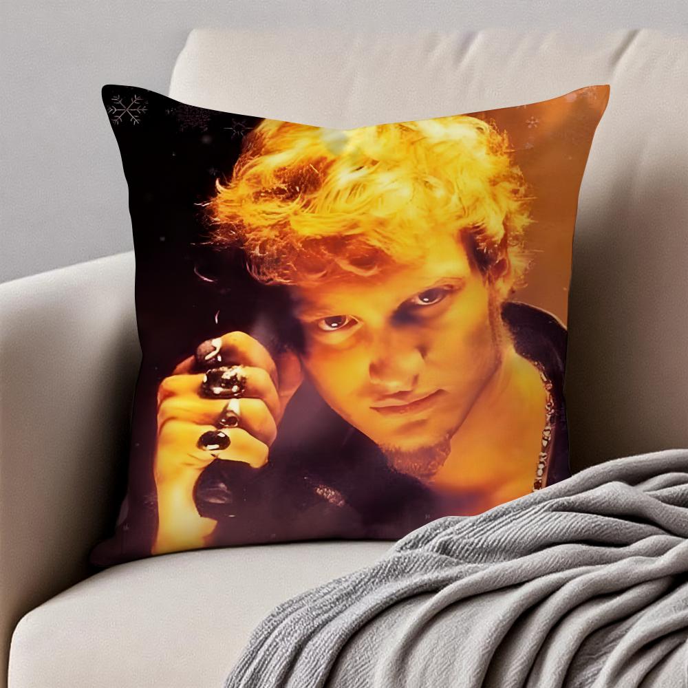 American Band AAlice in Chains Cushion Cover Pillowcase Antidustmite Invisible Zipper Short Plush Sofa Cushion