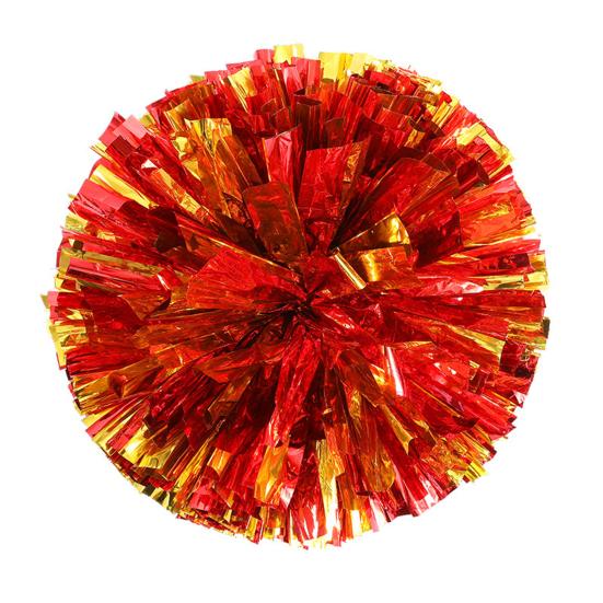 Букет из металлической фольги, ручные цветы для детей, подростков, спортивная команда, игра с мячом, растяжки для болельщиков, помпоны