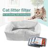 10-Pack Cat Litter Box Liners Reusable Sifting Litter Box Liner Bag for Poop Heavy Duty Pet Litter Sifter Bag