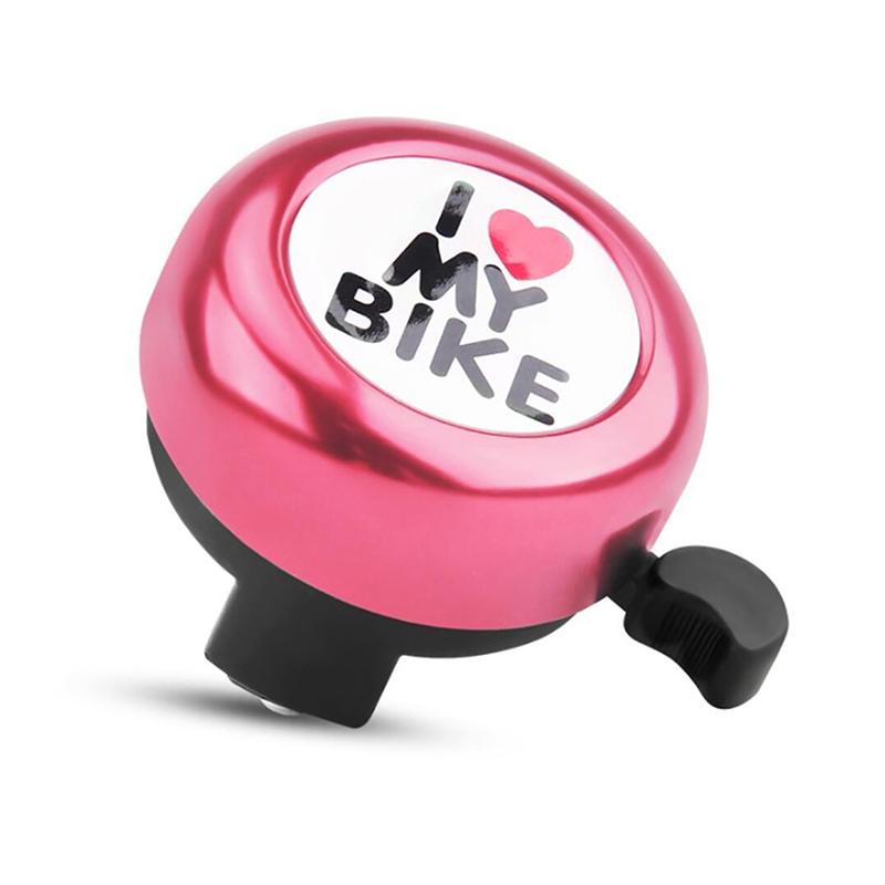 Heart "I LOVE MY BIKE" Bike Bell for Kids, 54mm Classic Bell Fun Gift for Children's Bicycles Cycle Bell