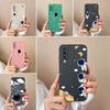 Чехлы для Huawei Y5 Y6 Y7 Y9 Y9A P30 P40 P60 Популярные мультяшные чехлы для телефонов с астронавтами Защита объектива Жидкий силикон Пылезащитный корпус для Huawei Shell