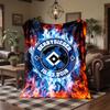Hamburger SV Football Print Flannel Blanket Soft Warm Sofa Bed Throw Blanket For Home Office Bedroom