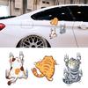 3Pcs/Set Cat Scratch Car Sticker Funny Weather-resistant Self-adhesive SUV Vehicle Auto Window Body Decoration Kitten Animal Trim Decal Car