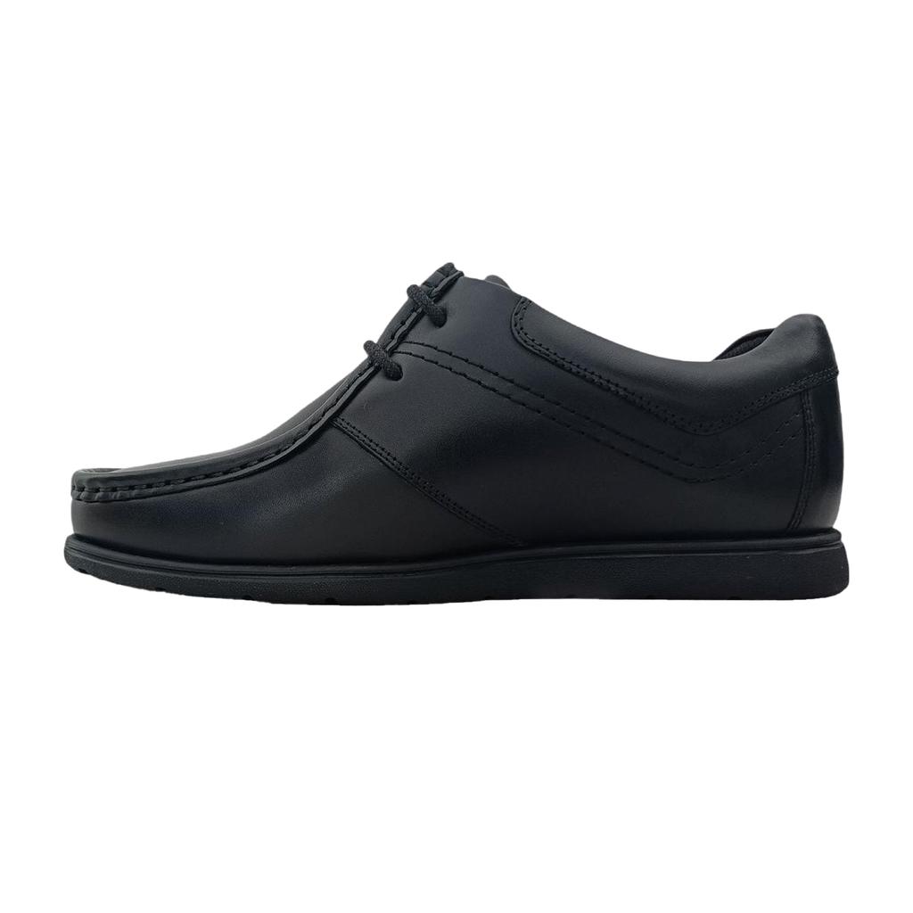 Pretty Green Mens Leather Work Flat Shoes