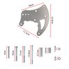Aluminum A/C Bracket For GM Factory R4 Compressor 1988-95 Vortec Engines 1999-13