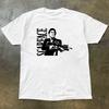White Scarface Tony Montana Movie Let's Go Cotton Half Sleeve Men Clothes T-Shirt 100% Cotton Loose Tops Breathable Tee
