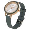Часы аналоговые силиконовый ремешок зеленый [Fieldwork] женские YM102-3
