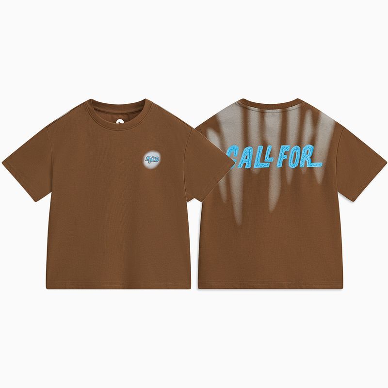 [Vip] Moisture-Absorbing and Quick-Drying Mqd Kidsren's Clothing Kidsren's Loose Short-Sleeved T-Shirt Summer New Style Boys' Printed Top T-Shirt