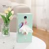 Контейнер для хранения полотенец для лица, ящик для хранения большой емкости, пылезащитный настольный/настенный ящик для хранения салфеток, диспенсер для бумаги, украшение