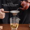 Solid Wood Handle Tea Filter Lightweight Ti Mesh Tea Sieve Tea Fine Mesh Strainer  Loose Leaf Tea